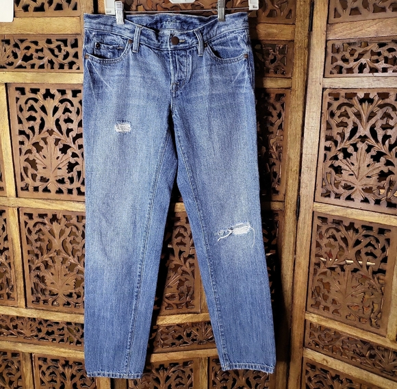 LOFT Classic Denim Straight Leg Jeans - Picture 1 of 6